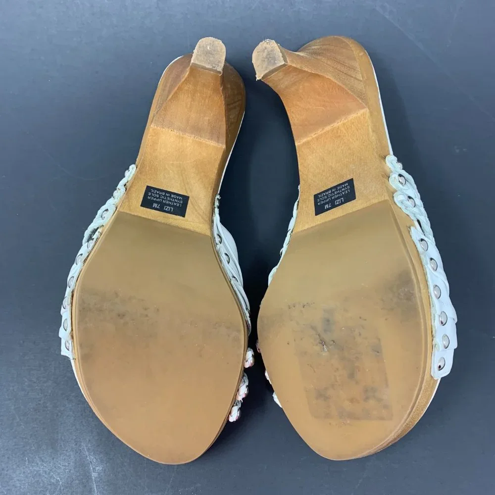 (SOLD)Steve Madden Knotted Leather Mule - Picture 5 of 9